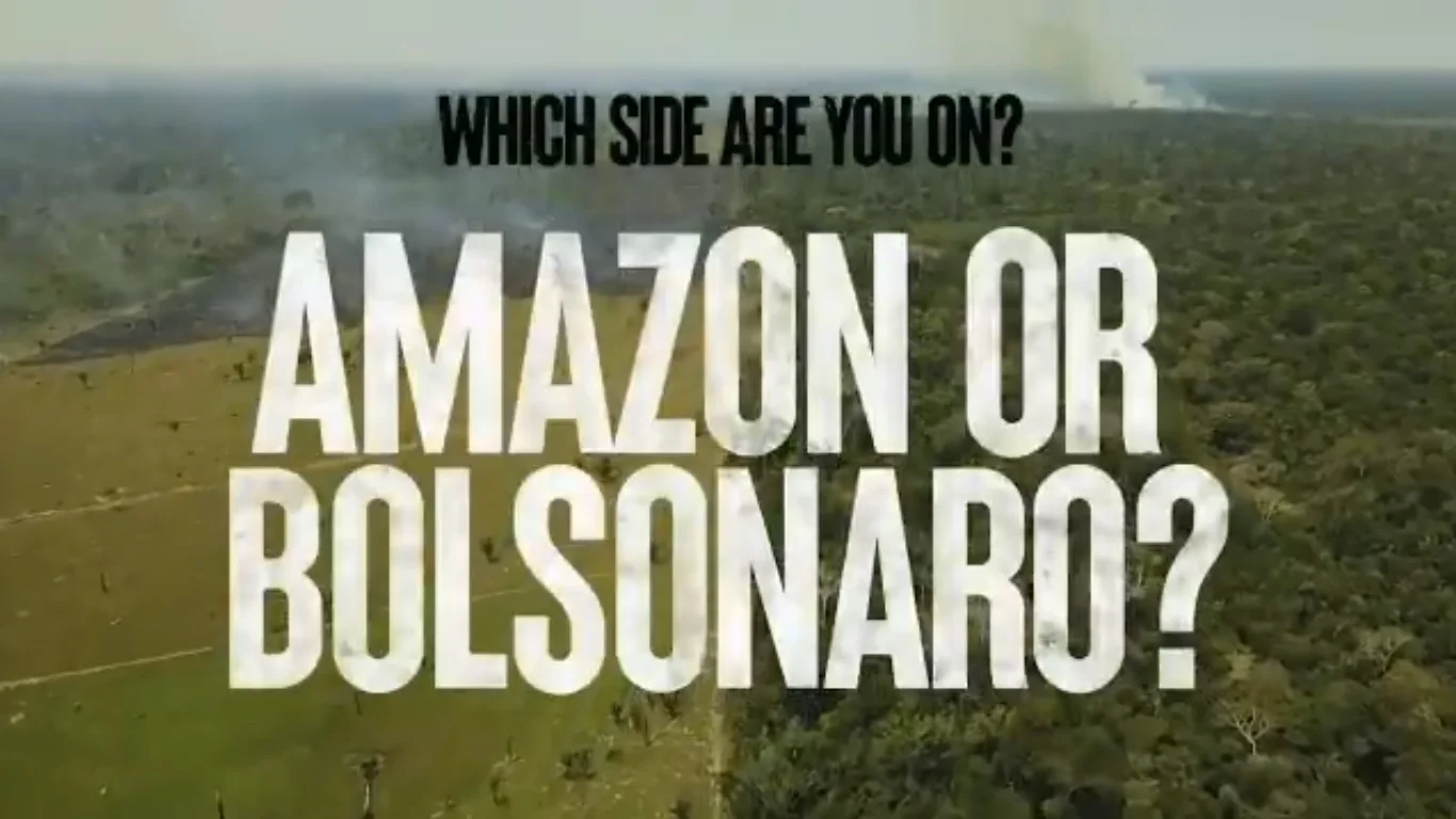 Em campanha internacional, Movimento Indígena questiona: “De que lado você está? Amazônia ou Bolsonaro?”