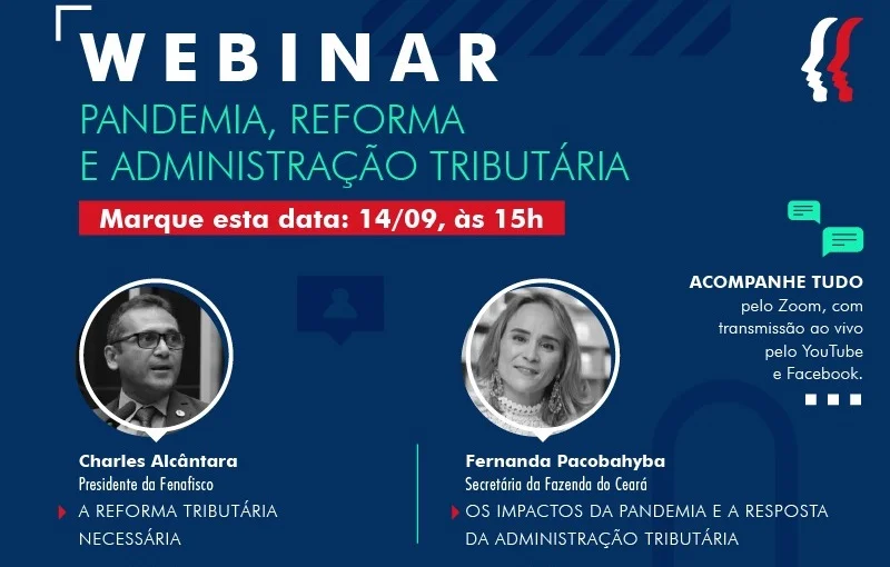 Reforma administrativa e tributária em tempos pós pandemia serão discutidos em webinar nesta segunda-feira (14)