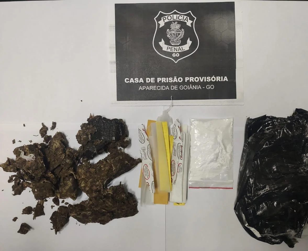 Vigilante penitenciário é preso com drogas no CPP de Aparecida de Goiânia