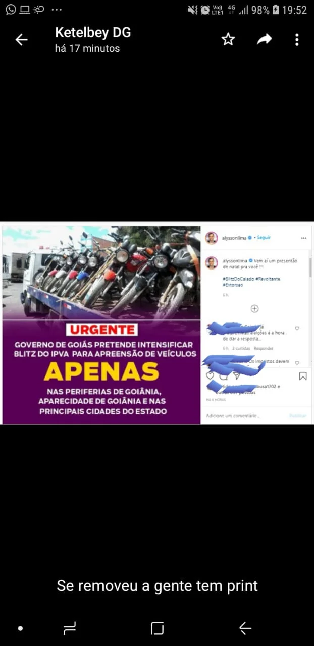 Deputado estadual posta fake news, é desmentido pela Economia e apaga o post