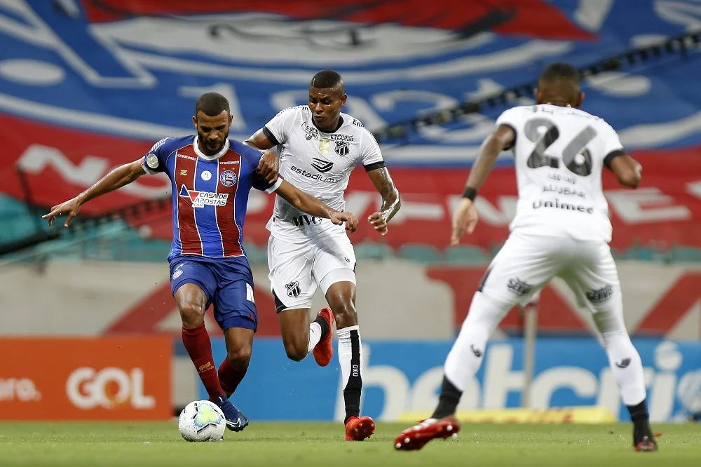 Ceará vence Bahia em clássico nordestino na Fonte Nova