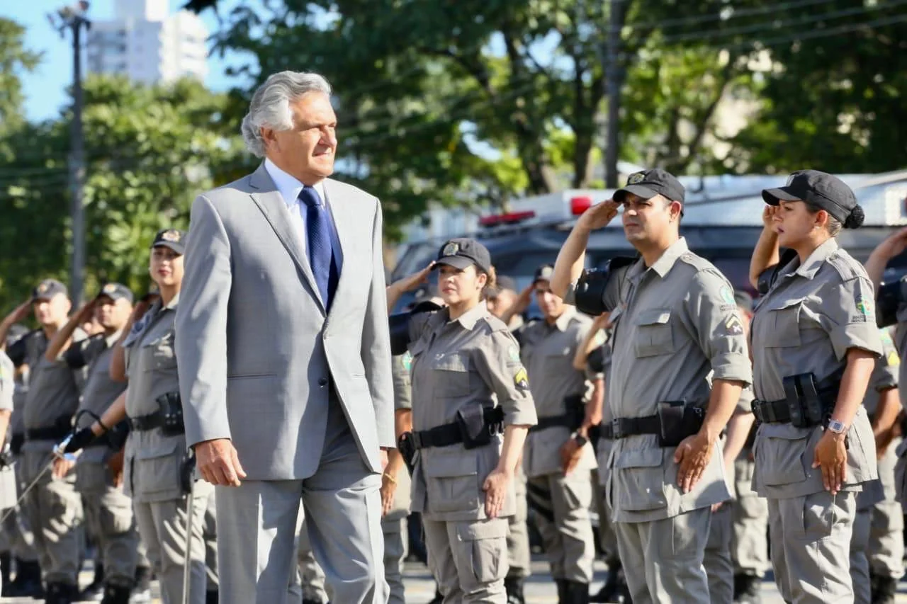 Caiado inaugura Centro de Convivência da Secretaria da Casa Militar, nesta terça-feira (13)