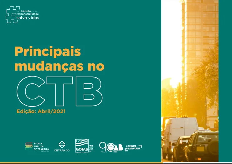 Cartilha com principais mudanças no CTB