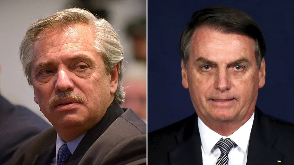 Bolsonaro cita ‘toque de recolher’ na Argentina e Fernández desmente brasileiro