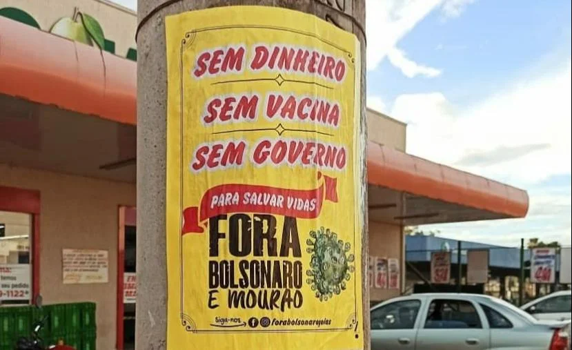 Movimento Fora Bolsonaro Goiás