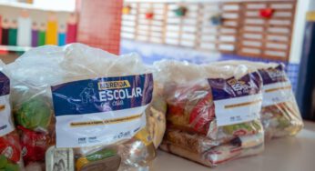 Alunos da rede municipal de educação de Anápolis recebem kits alimentação