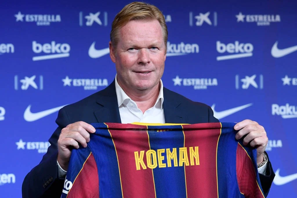 Barcelona anuncia a continuidade do técnico Ronald Koeman até junho de 2022