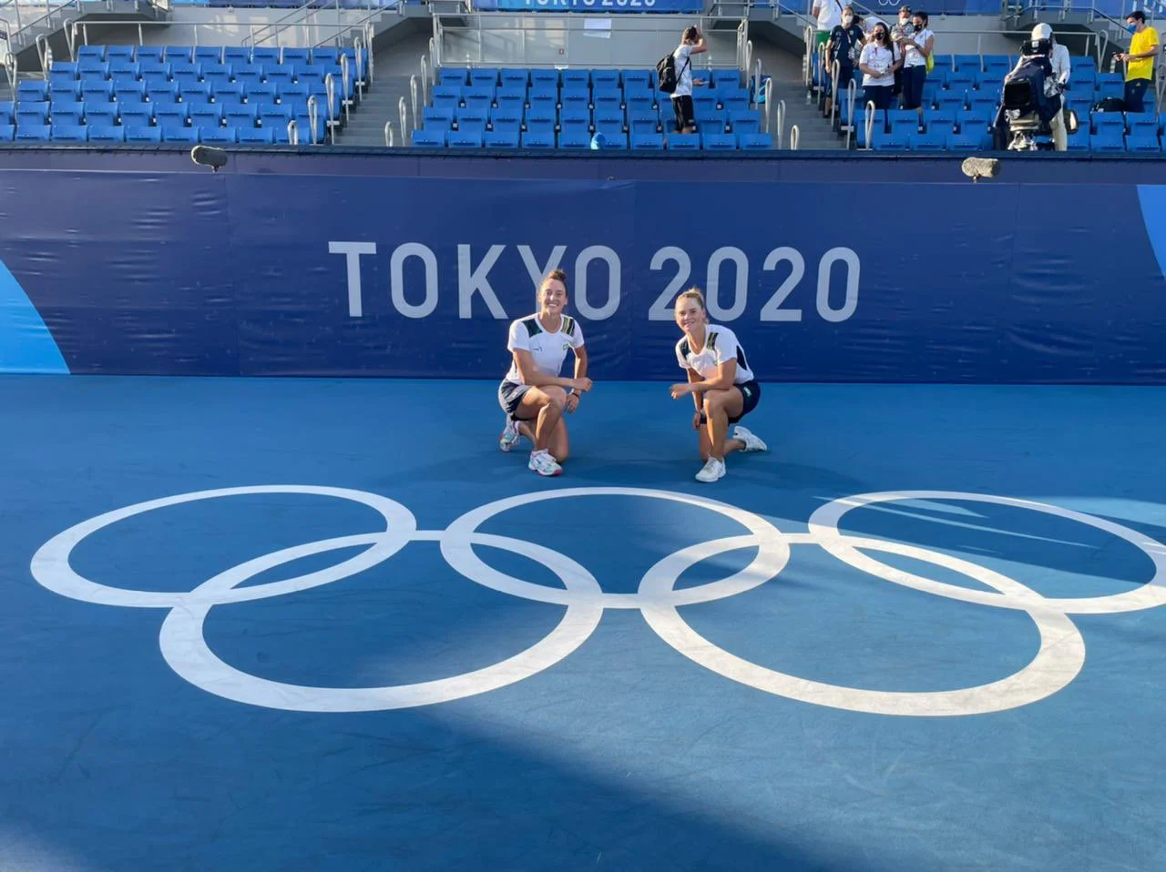 Tenistas Luisa Stefani e Laura Pigossi faturam improvável bronze em Tóquio