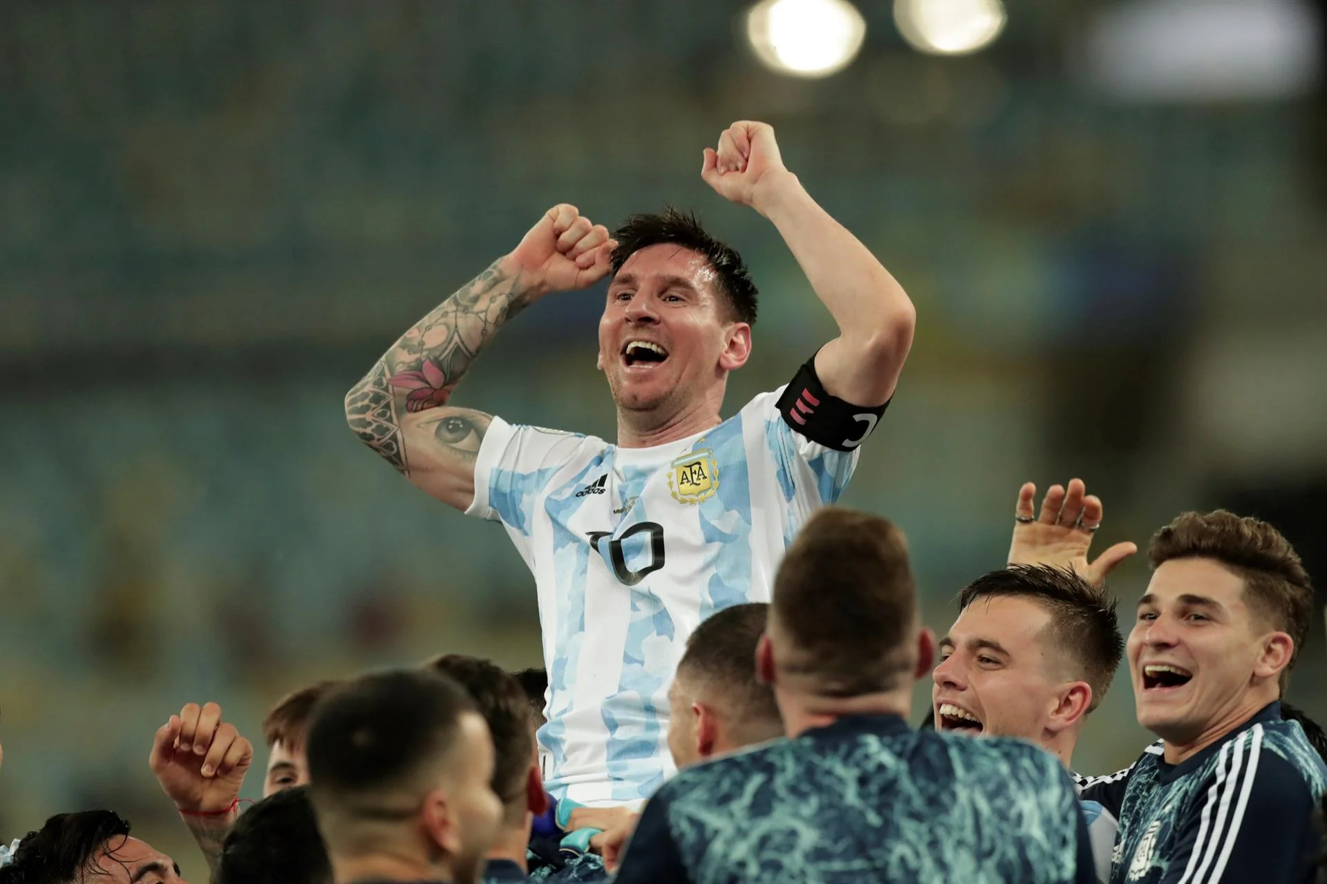 Craque da Copa América, Messi celebra ‘tirar um peso das costas’ com a Argentina