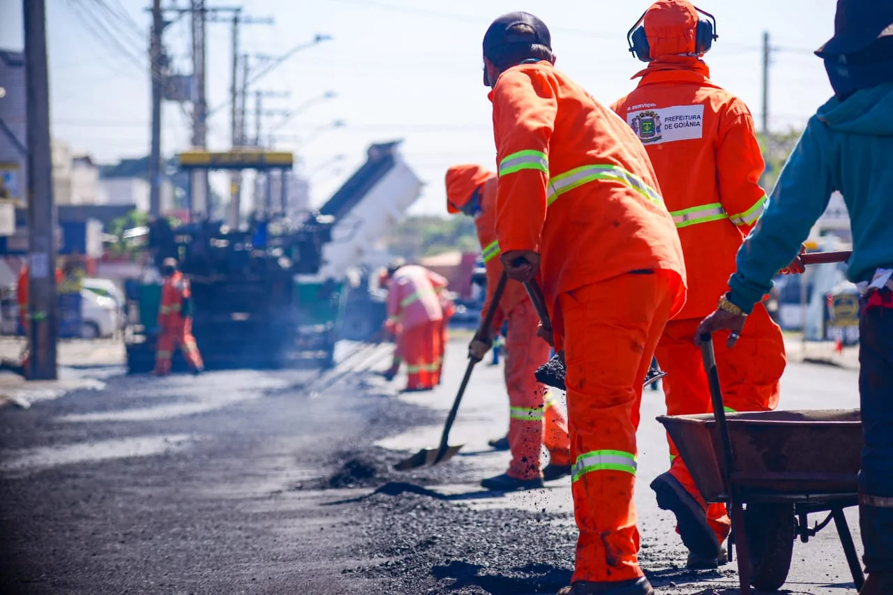 Reconstrução asfáltica chega em mais bairros de Goiânia, nesta sexta-feira (9)