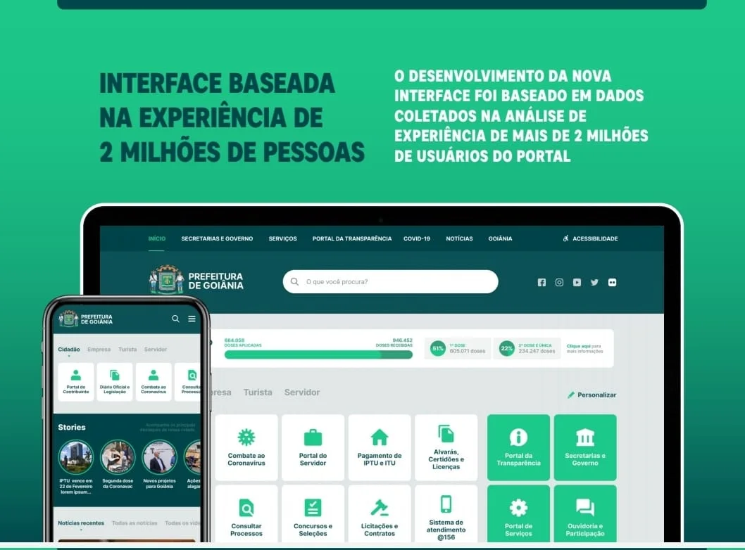 Prefeitura de Goiânia lança novos serviços digitais para atendimento à população