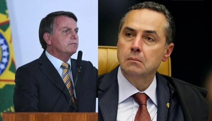 Bolsonaro volta a atacar Barroso usando perdão que ministro deu a José Dirceu