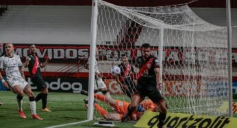 Atlético-GO marca no final e evita derrota para o Corinthians no Accioly