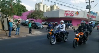 Motocarreata em apoio à Bolsonaro é realizada nesta terça-feira, em Goiânia