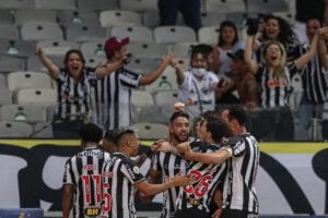 Comemoração do Atlético Mineiro