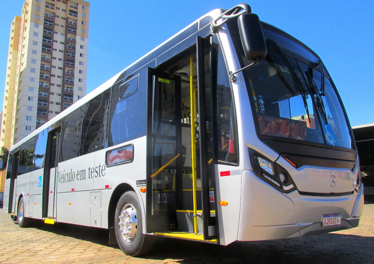 BRT Goiânia: Veja fotos do modelo de ônibus que irá operar no trajeto experimental