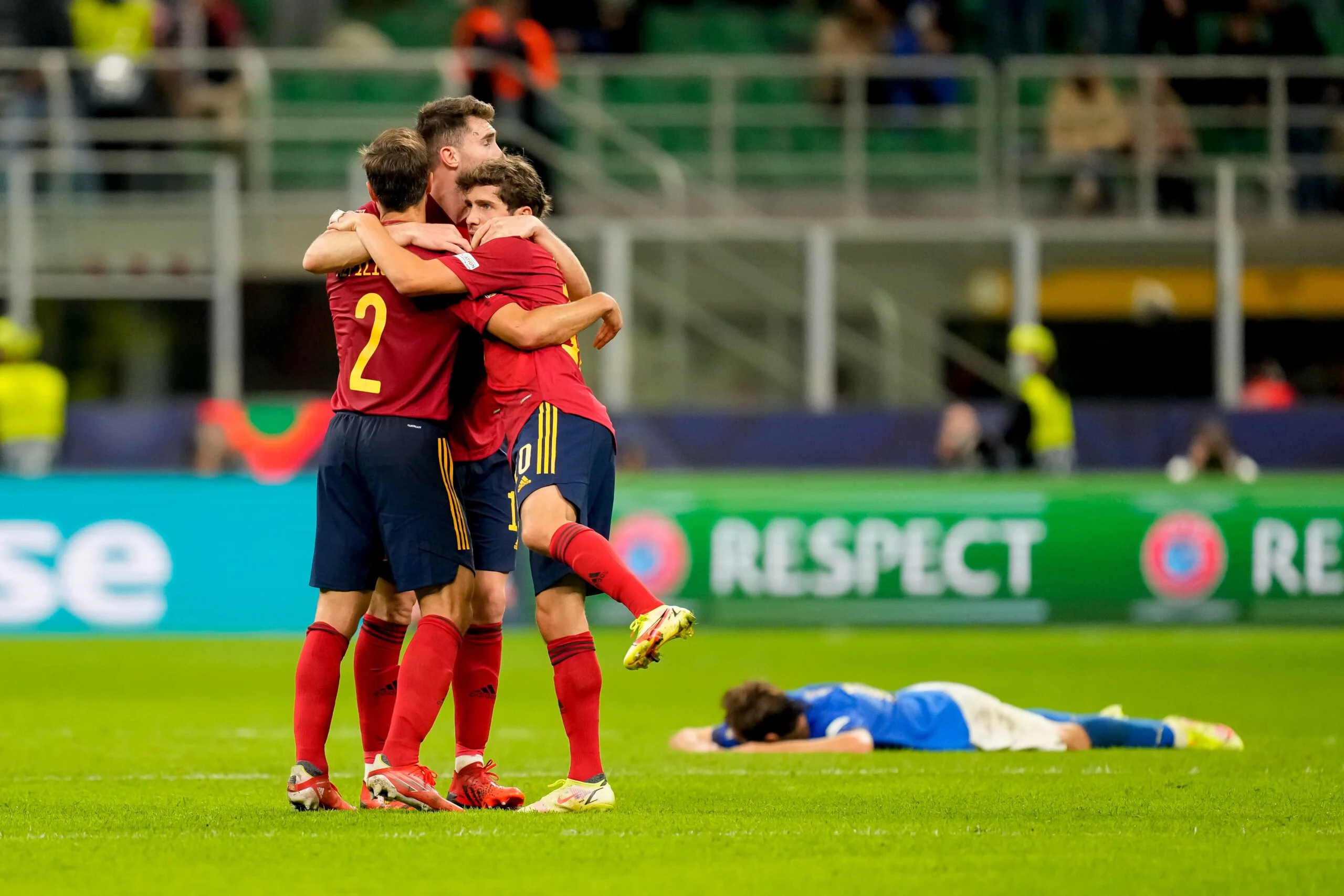 Espanha encerra série invicta da Itália e vai à final da Liga das Nações