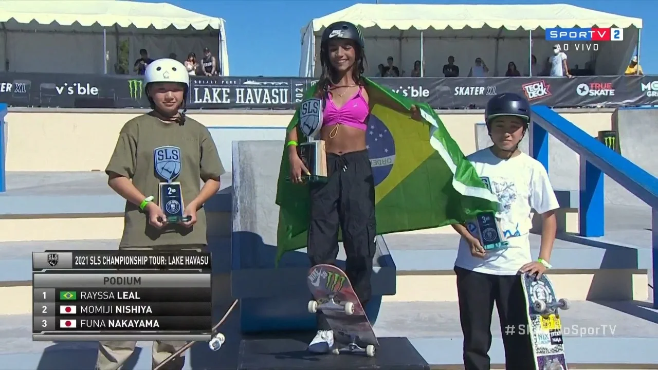 Rayssa Leal supera campeã olímpica e conquista nova etapa do Mundial de Skate