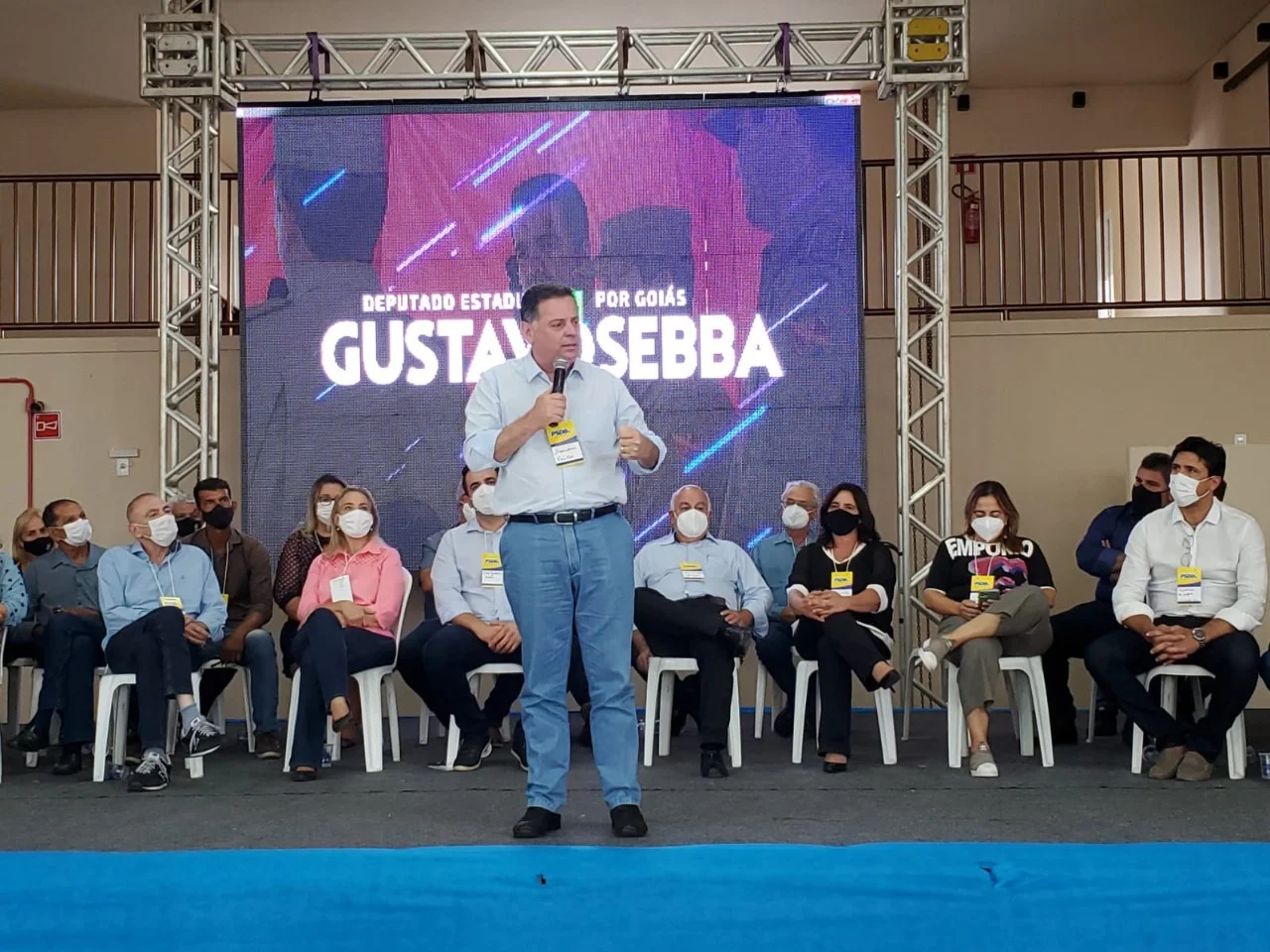 Marconi participa de evento do PSDB e lembra de programas sociais criados em seu governo