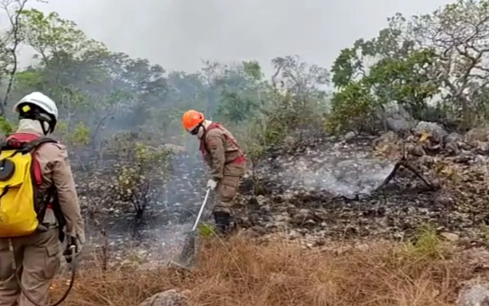 Quatro pessoas são indiciadas suspeitas de provocar incêndio na Chapada dos Veadeiros