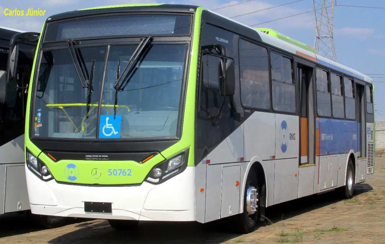 Novos ônibus do BRT Norte-Sul estão em Goiânia; veja fotos