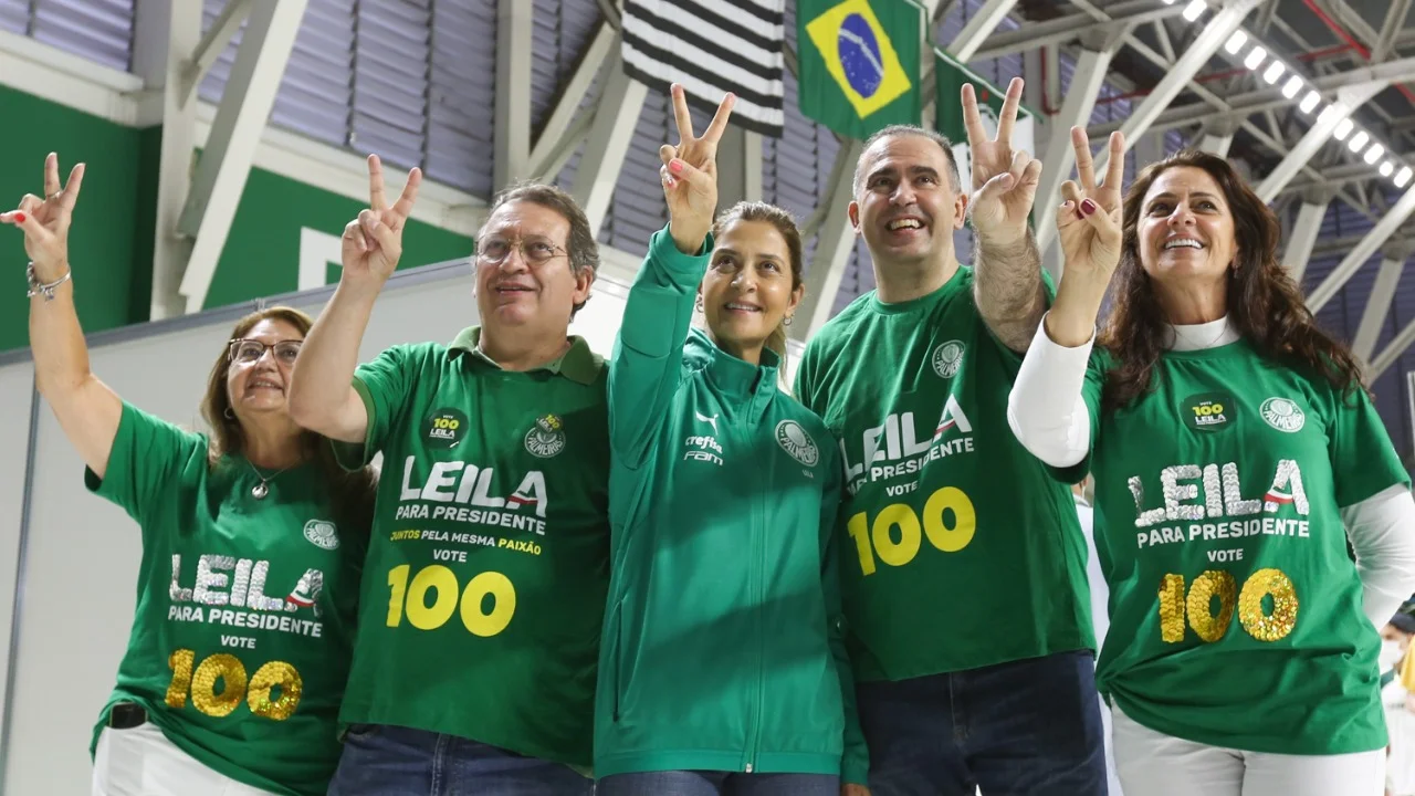 Leila Pereira é eleita primeira presidente mulher da história do Palmeiras