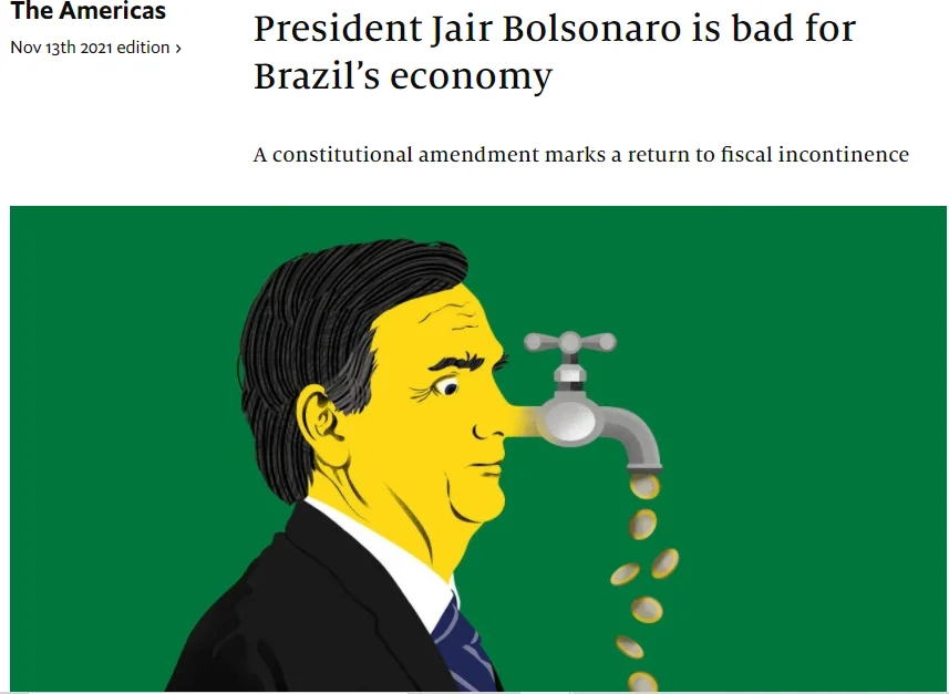 ‘The Economist’ diz que Bolsonaro é ruim para a economia do Brasil