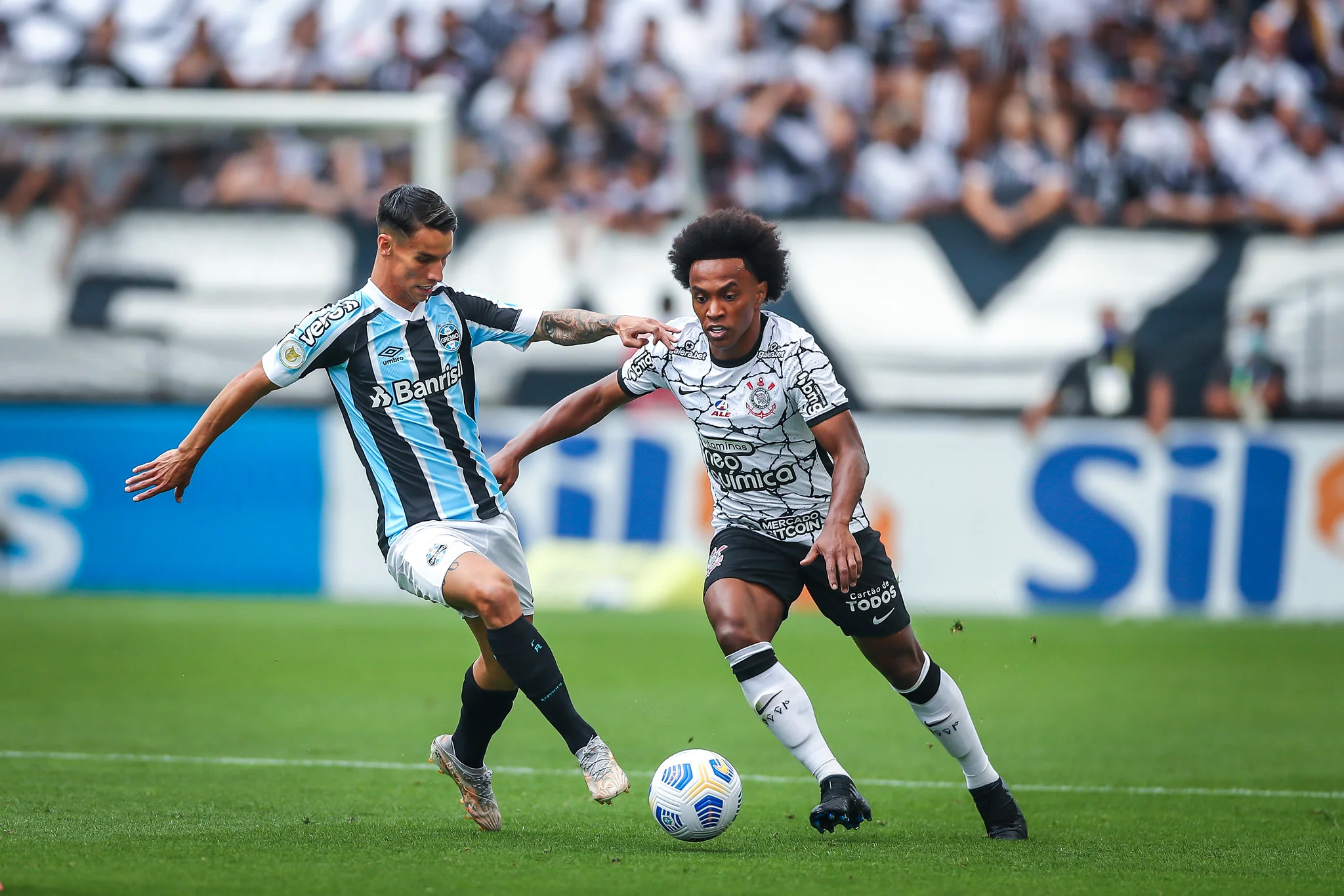 Corinthians busca empate no fim com Renato Augusto e deixa Grêmio perto da queda