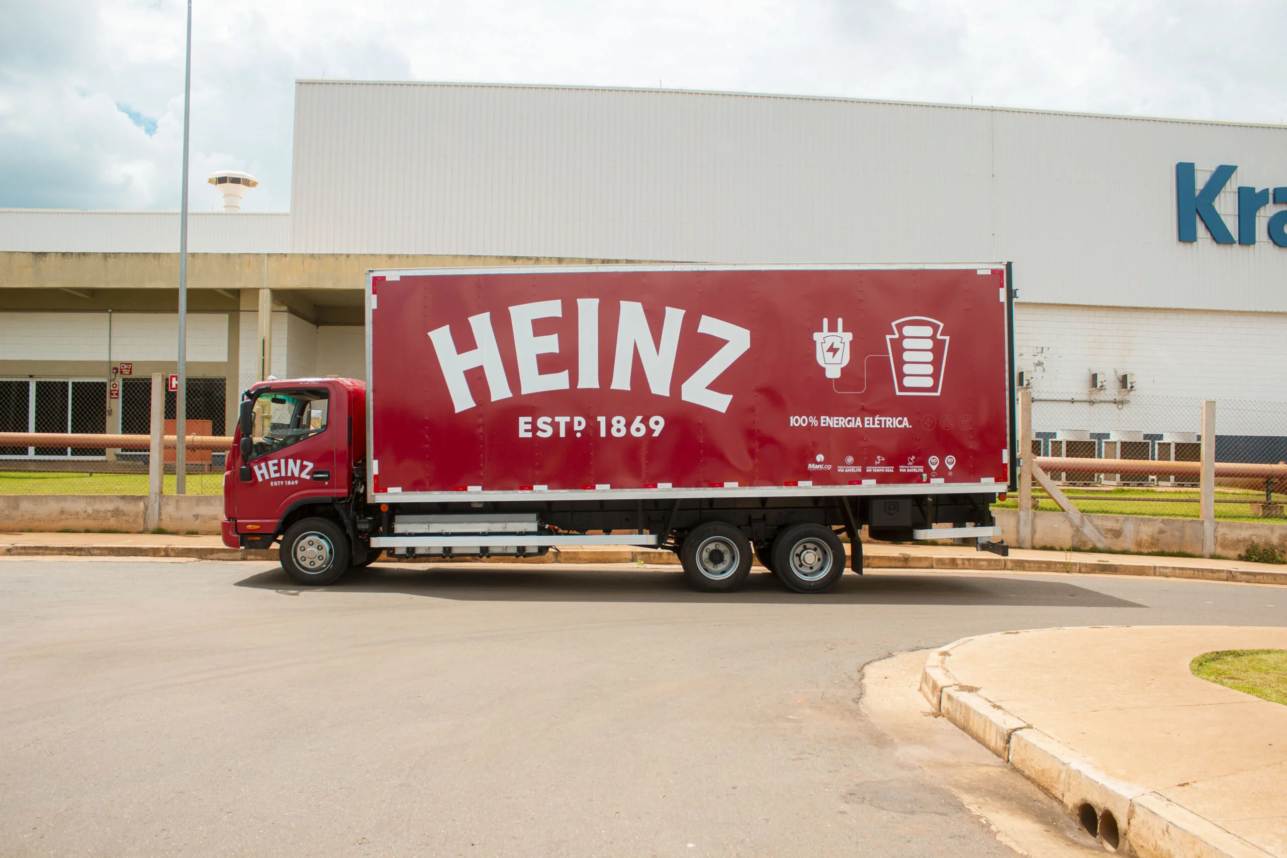 Kraft Heinz adquire caminhão elétrico para a frota de Nerópolis