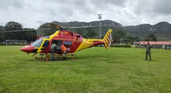 Grávida que estava ilhada em Cavalcante é resgatada pelos bombeiros