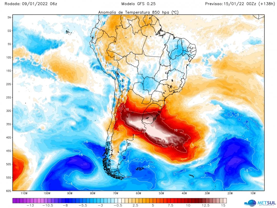 Onda de calor se aproxima do Rio Grande do Sul e temperaturas podem chegar a 45º