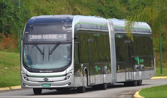 Governo de Goiás apresenta ônibus elétrico do Eixo Anhanguera nesta segunda (17); veja modelo do veículo