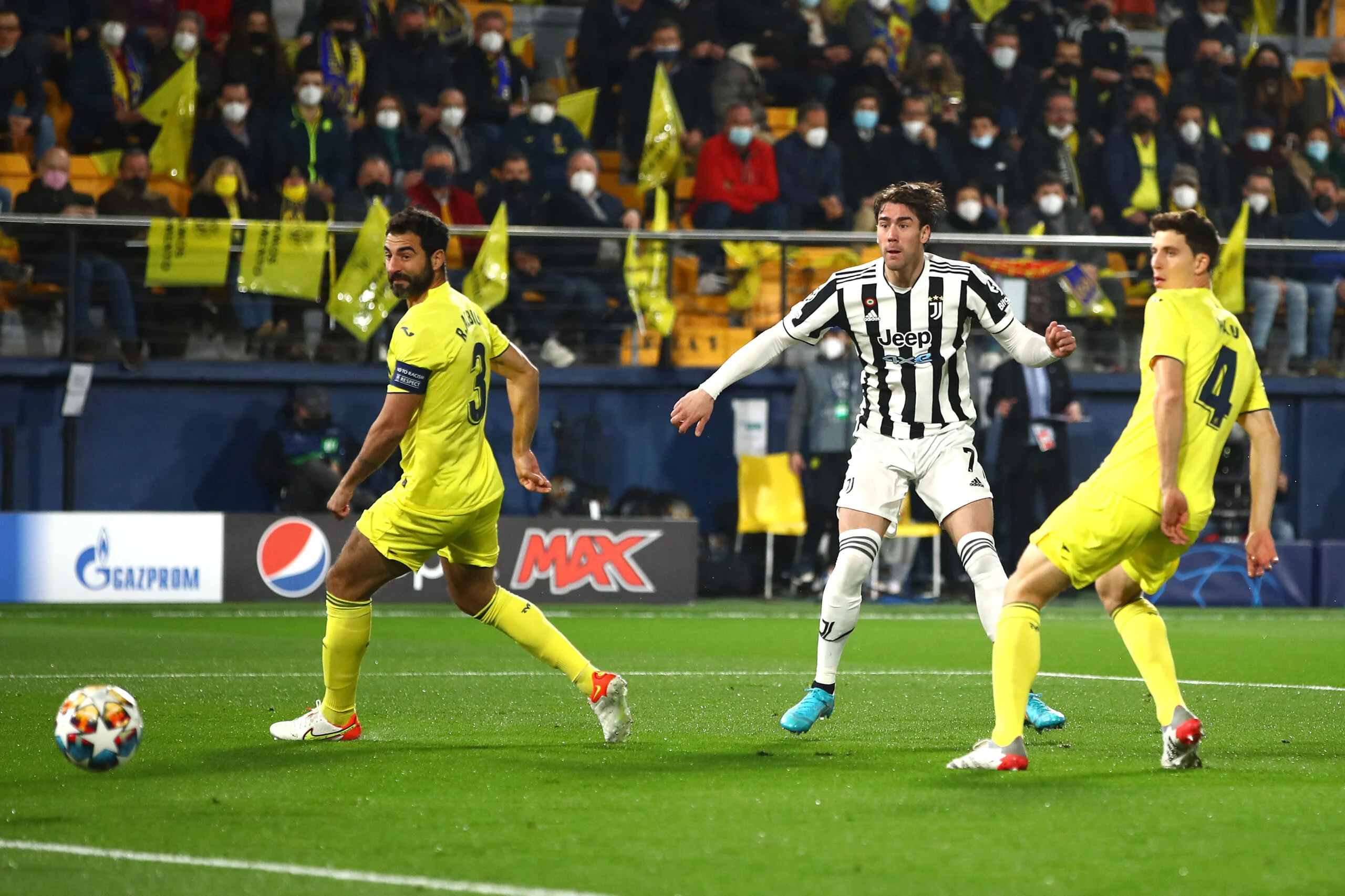 Villarreal e Juventus empatam o primeiro duelo das oitavas da Liga dos Campeões