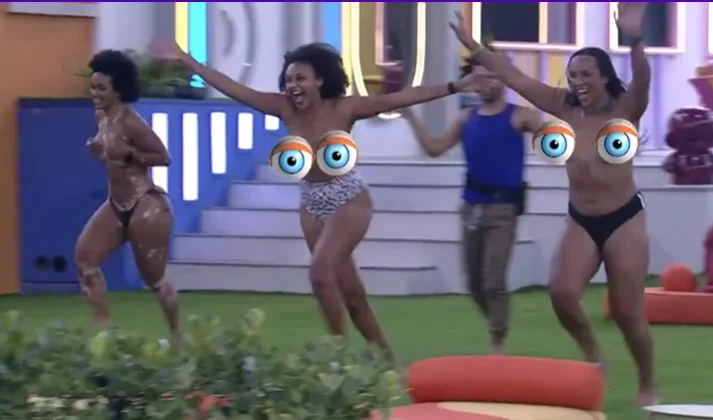 BBB22: Rodrigo é eliminado e Jessi, Linn e Natália pulam na piscina de topless