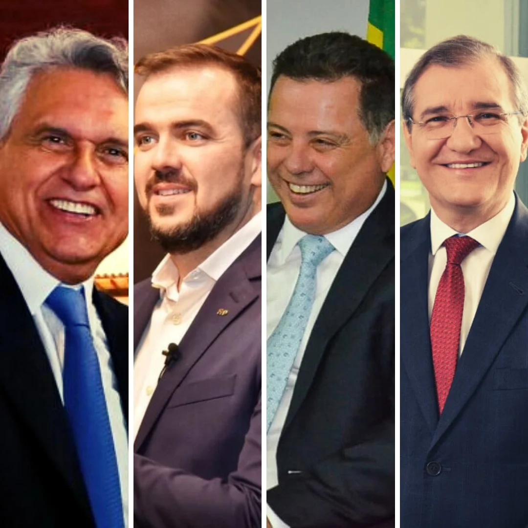 Pesquisa Record TV/Real Time Big Data: Caiado, 41%, Mendanha, 18%, Perillo, 17%, Wolmir Amado, 9%