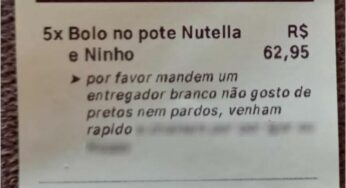 Polícia Civil investiga caso de racismo em aplicativo de entrega em Goiânia: “Mandem entregador branco”