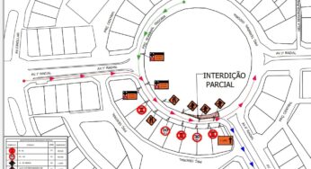 Trecho da Rua Praça Terminal Isidória com 4ª Radial é interditado para obras do BRT