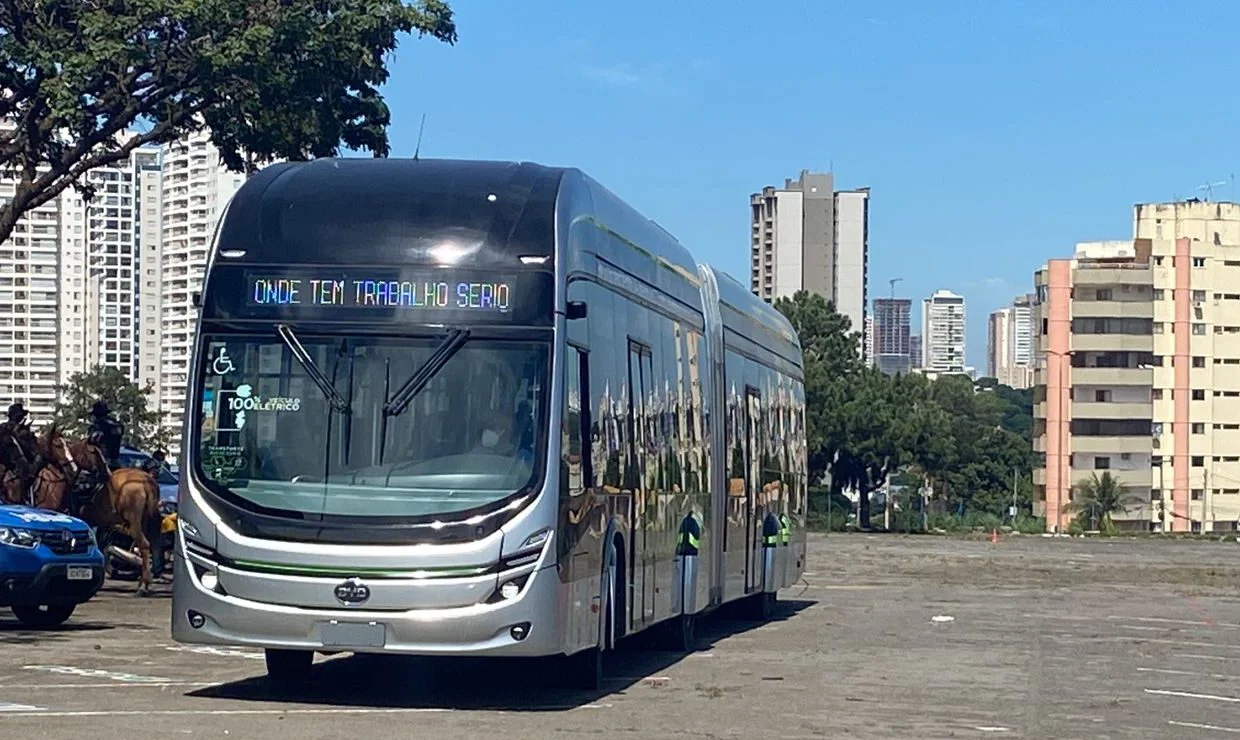 Primeiros ônibus elétricos devem compor frota do Eixo Anhanguera em abril de 2023