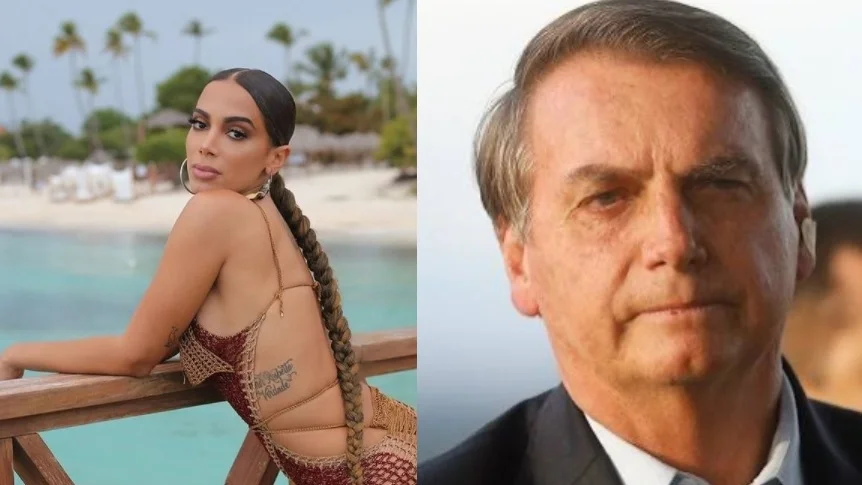 Ciro Gomes e Gleisi apoiam bloqueio de Bolsonaro por Anitta no Twitter