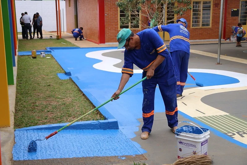 Prefeitura de Goiânia realiza reformas em Escolas e Cmeis