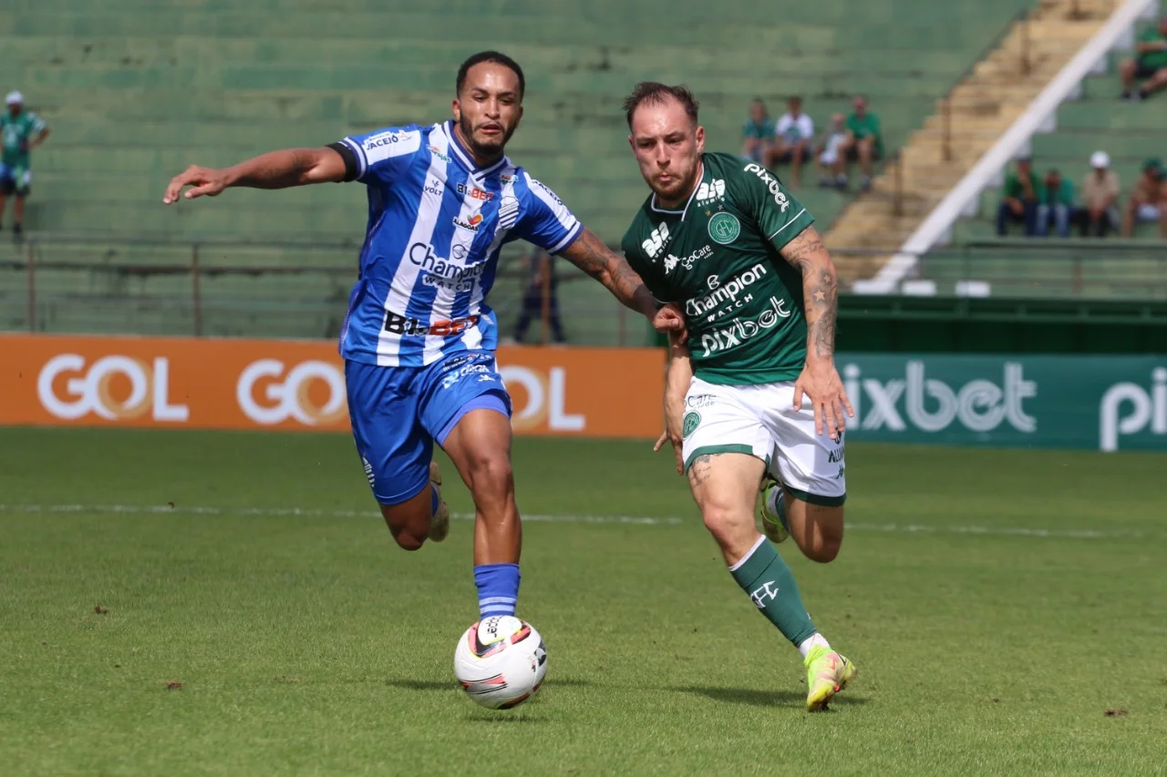 CSA empata com Guarani na estreia de Valentim e deixa a zona de queda da Série B