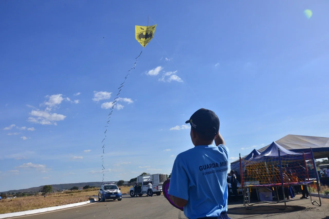 Linhas de pipa no radar da GCM de Aparecida de Goiânia