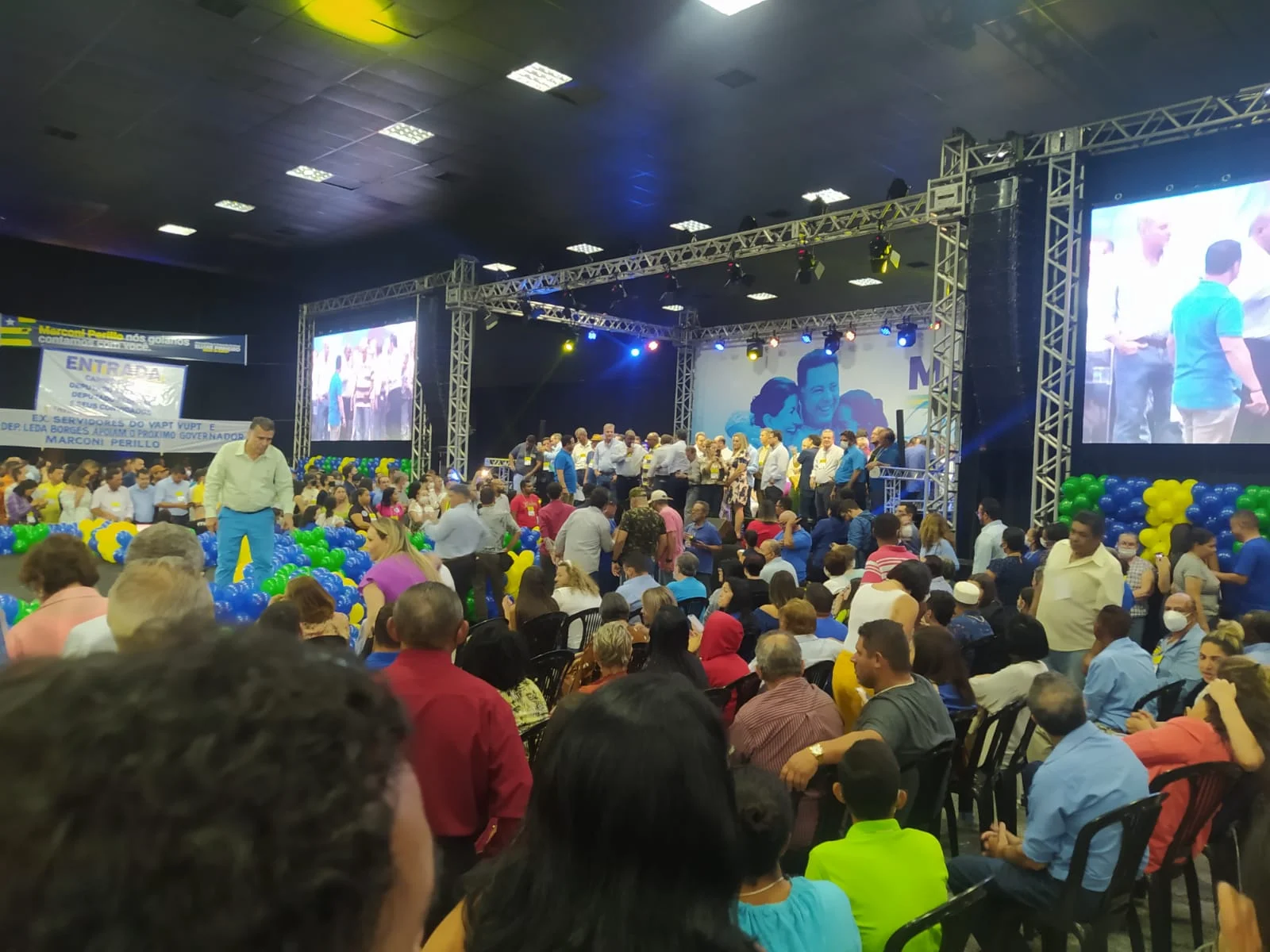 Cúpula tucana se reúne em evento do PSDB para anúncio da pré-candidatura de Marconi Perillo