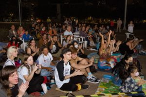 Terceira edição do Cinealmofada acontece na Praça Cívica, em Goiânia (Foto divulgação).