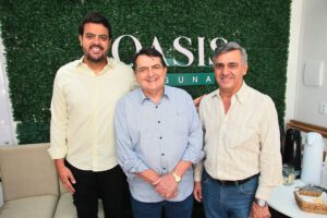 Danilo Andrade, Paulo Afonso e Sebastiao Ferreira / Oásis Laguna (Foto divulgação).