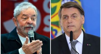 Nova pesquisa Datafolha deixa de apontar empate técnico entre Lula e Bolsonaro