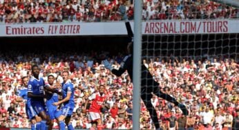 Gabriel Jesus brilha e participa dos 4 gols da vitória do Arsenal sobre Leicester