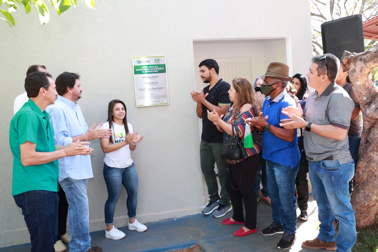 Trindade inicia celebração de 102 anos inaugurando nova sede da Secretaria de Esporte