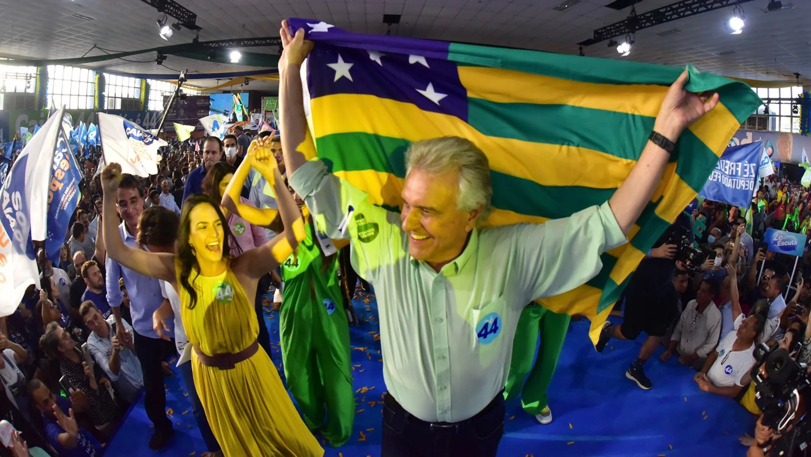 Em convenção, Caiado fala de gestão com parceria, das candidaturas ao Senado e lembra do filho que faleceu