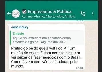 Saiba quem são os empresários bolsonaristas que defenderam golpe de Estado em grupo de Whatsapp